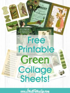 All The Green Things! Free Printable Vintage Ephemera