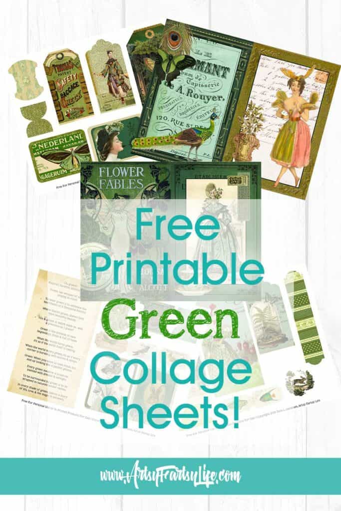All The Green Things! Free Printable Vintage Ephemera