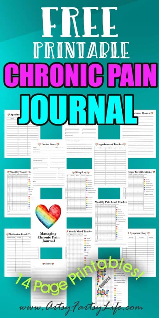 Chronic Pain Journal - Free Printable!
