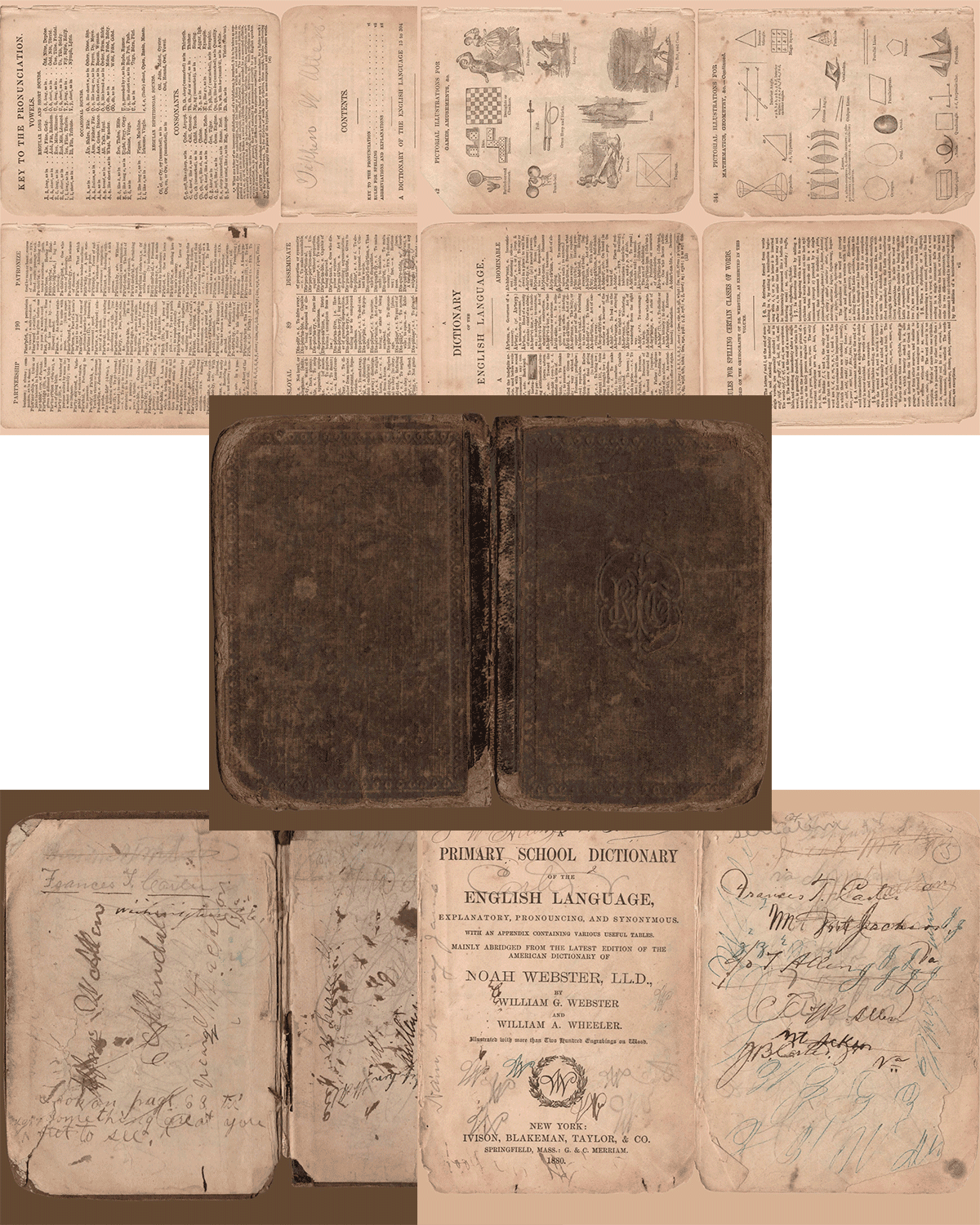 1880s ster Dictionary Free Printable Background Papers · Artsy