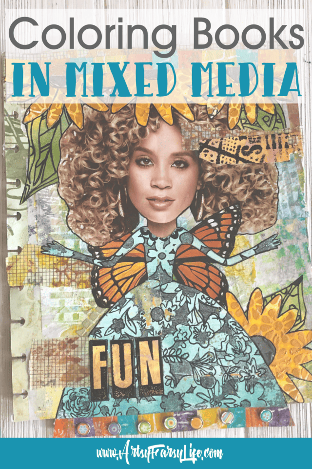 How To Make A Magazine Collage Mixed Media · Artsy Fartsy Life