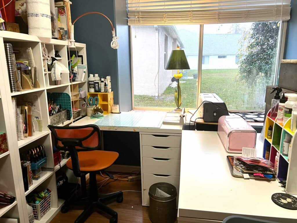 Two Alex Desks - Clean Craft Room!