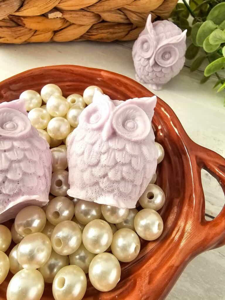 Home Made Essential Oils Owl Soap - Lavender and Rosemary
