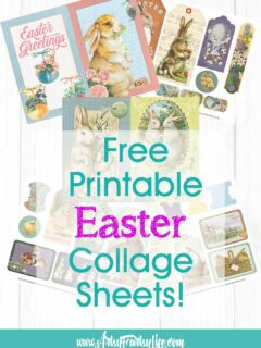 Vintage Easter Ephemera! Free Printable Collage Kit