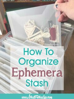How To Sort and Store A HUGE Ephemera Stash!
