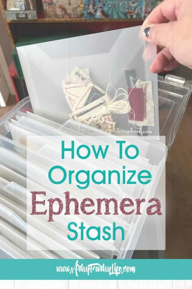 How To Sort and Store A HUGE Ephemera Stash!