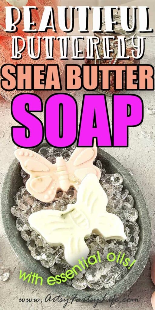 Beautiful Butterfly Shea Butter Soap Bars
