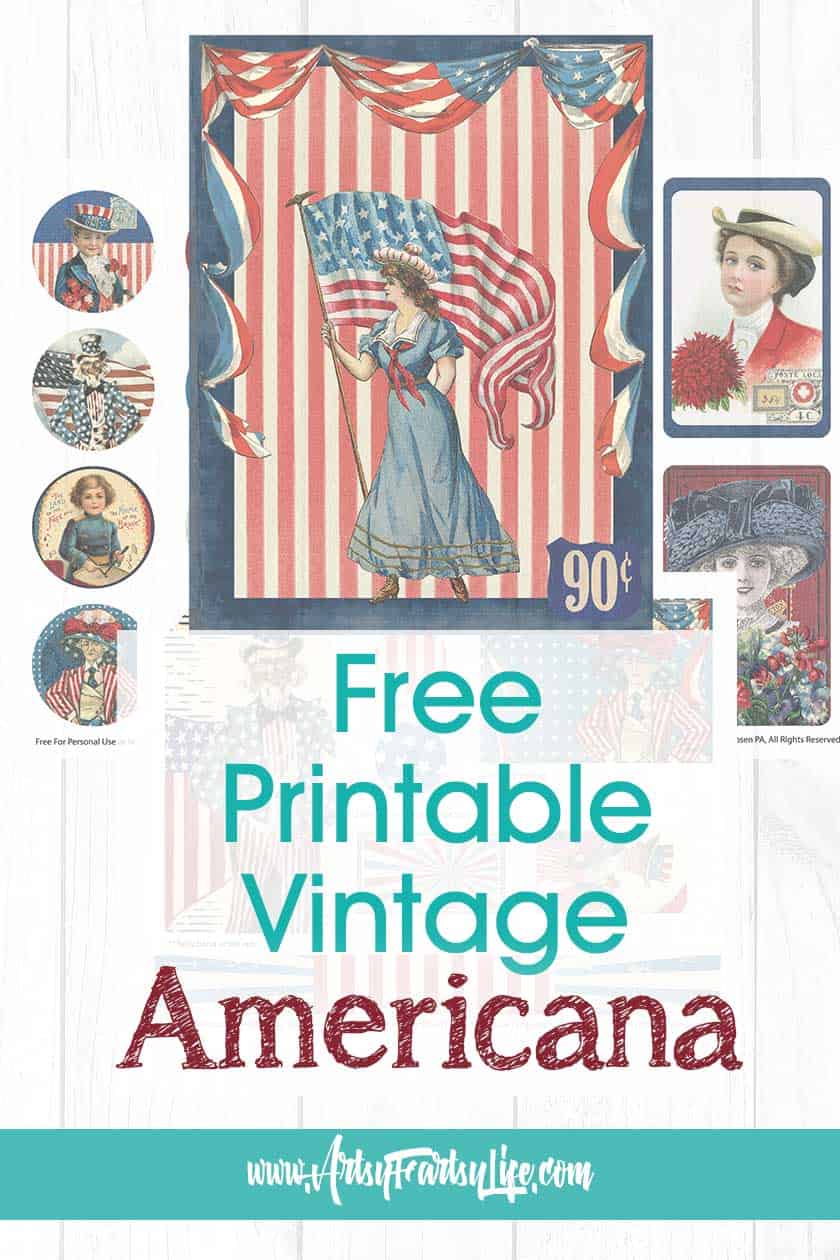 Free Printable Vintage Americana Ephemera