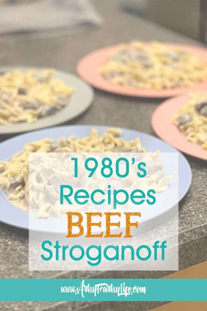 1980s Recipes - Crock Pot Beef Stroganoff 
