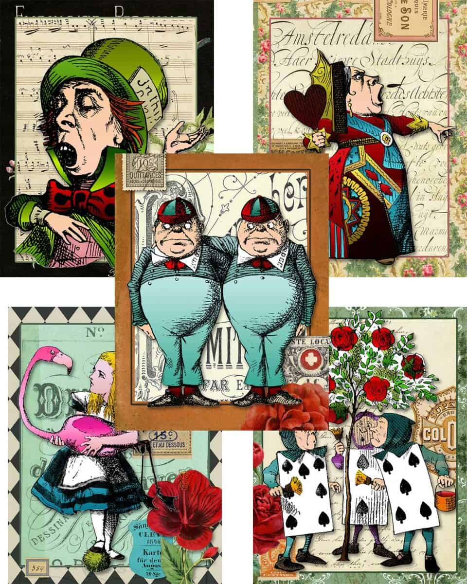 23 Alice In Wonderland Free Printables · Artsy Fartsy Life