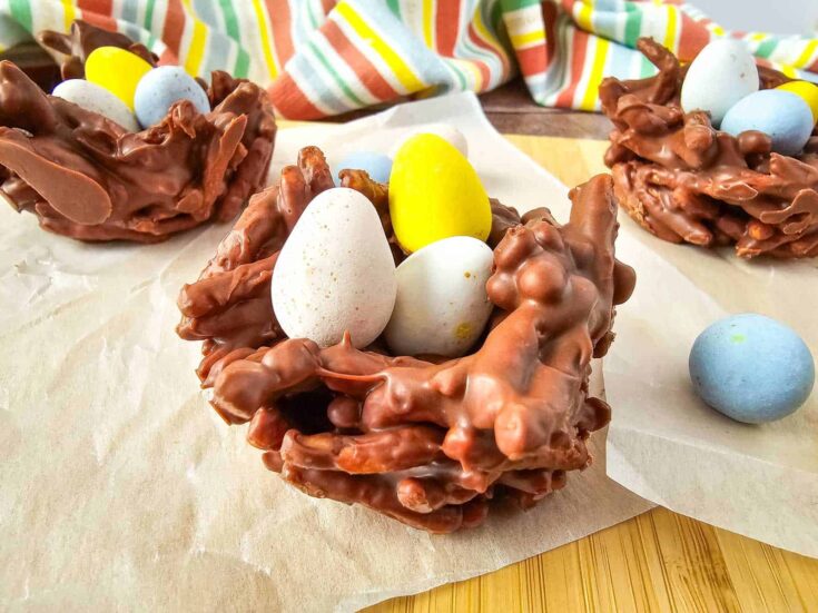 Easter Birds Nest No Bake Cookies