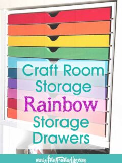 Rainbow Storage Drawer Kallax Insert (Stamp N Storage)