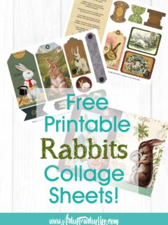 Rabbits & Hares - Free Printable Ephemera Collage Sheets
