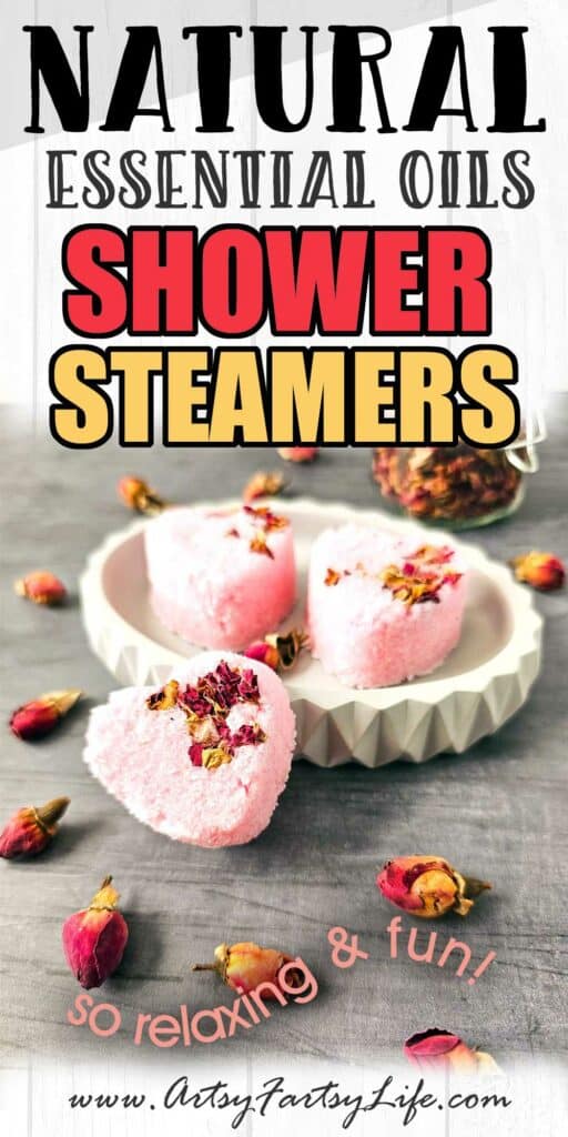 Romantic Aroma Bliss: DIY Rose Essential Oil Shower Steamers