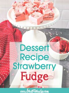 Easy 4 Ingredient Sweet Strawberry Fudge