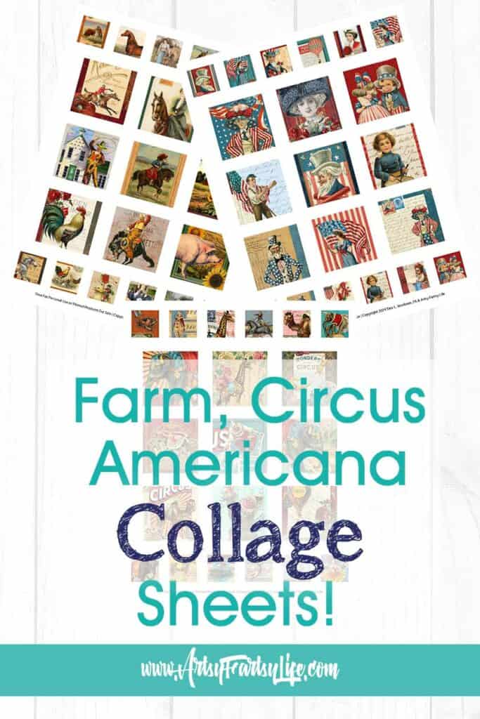 Circus, Americana and Farm Inchies & Twinchies - Free Printable