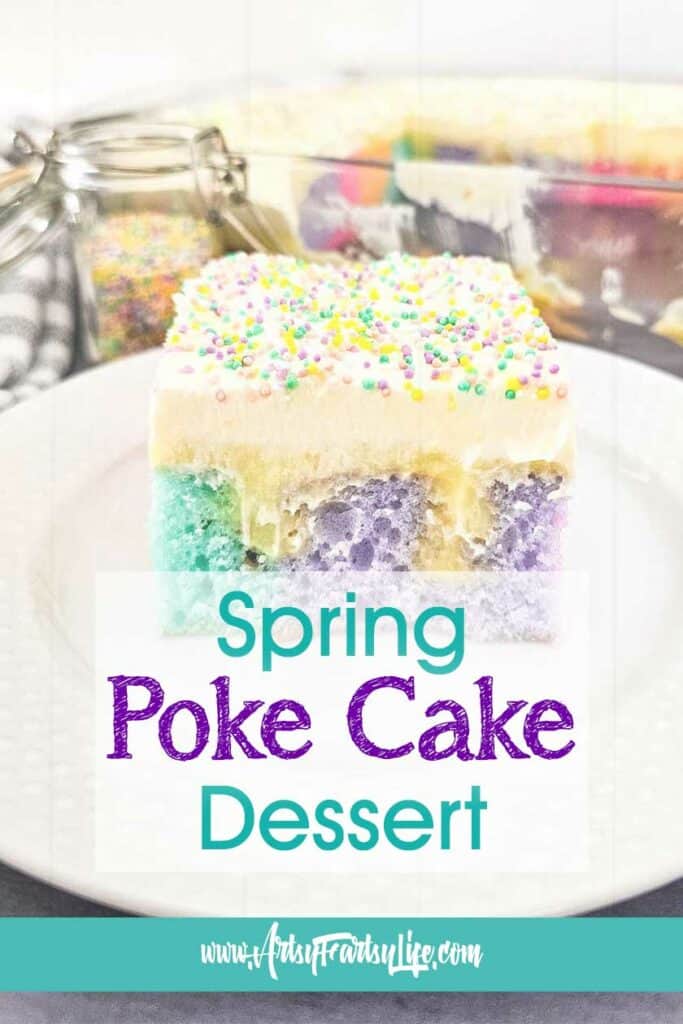 Spring Poke Cake Box Recipe - Easy and Delicious!