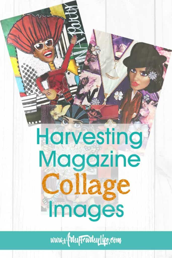 Harvesting Images To Use In Magazine Collage
