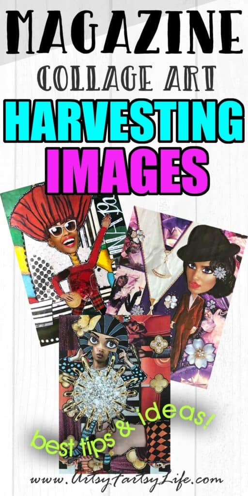 Harvesting Images To Use In Magazine Collage