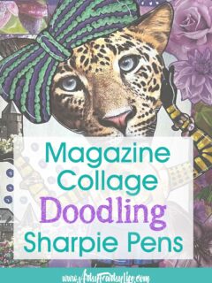 How To Doodle Magazine Collage ART - Jaguar Gal