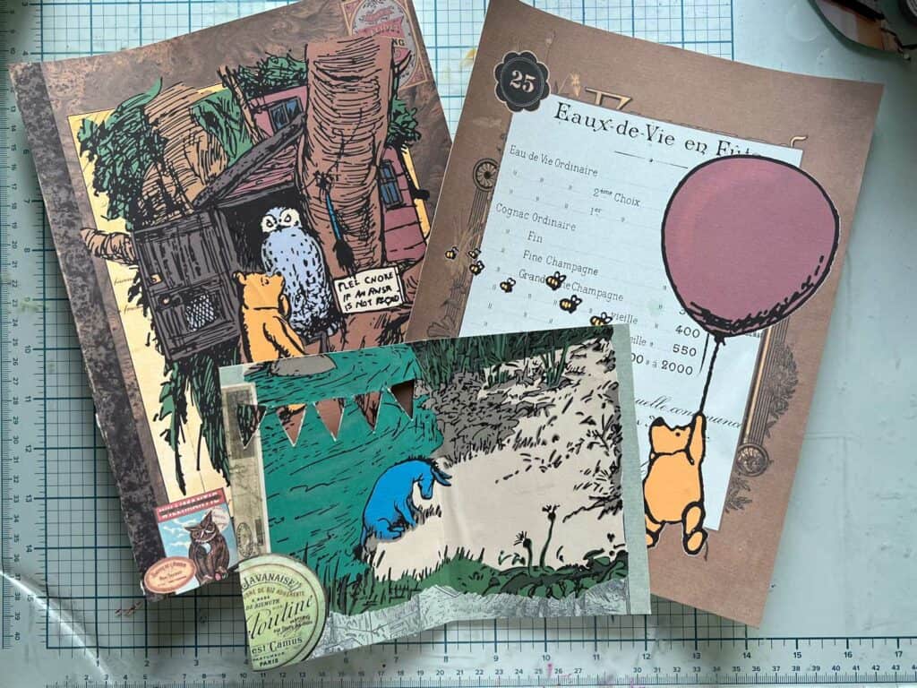 Winnie the Pooh Junk Journal Pages