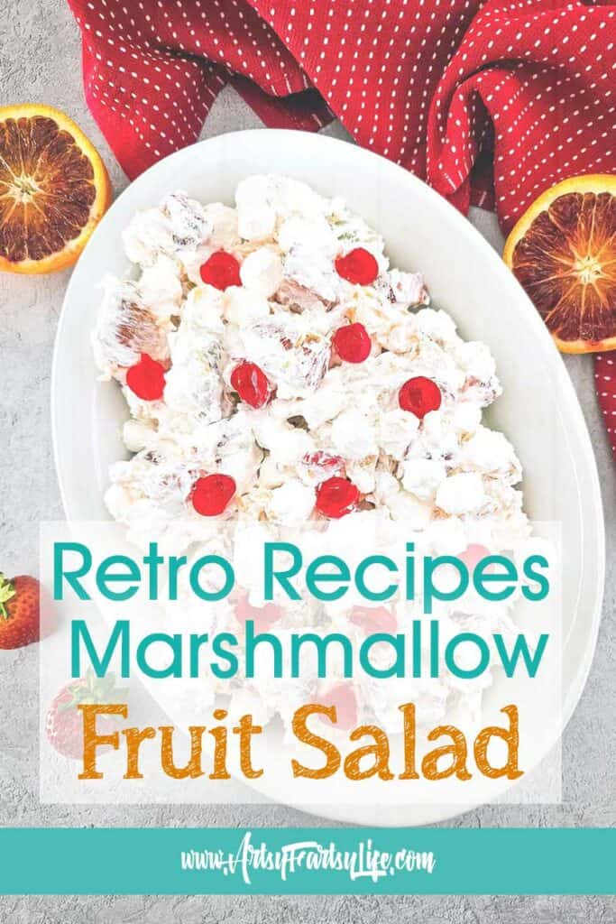 Retro 1980s Marshmallow Cool Whip Fruit Salad