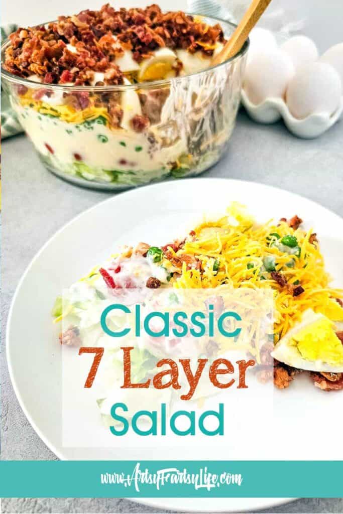 The Best Classic Southern 7 Layer Salad Recipe 
