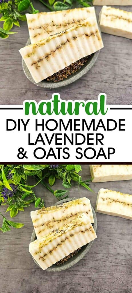 How To Make Natural Homemade DIY Lavender Soap
