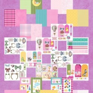 Printable Baby Girl Junk Journal Kit