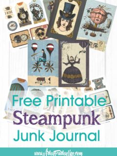 Vintage Steampunk Junk Journal Kit - Free Printable