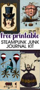Vintage Steampunk Junk Journal Kit - Free Printable · Artsy Fartsy Life