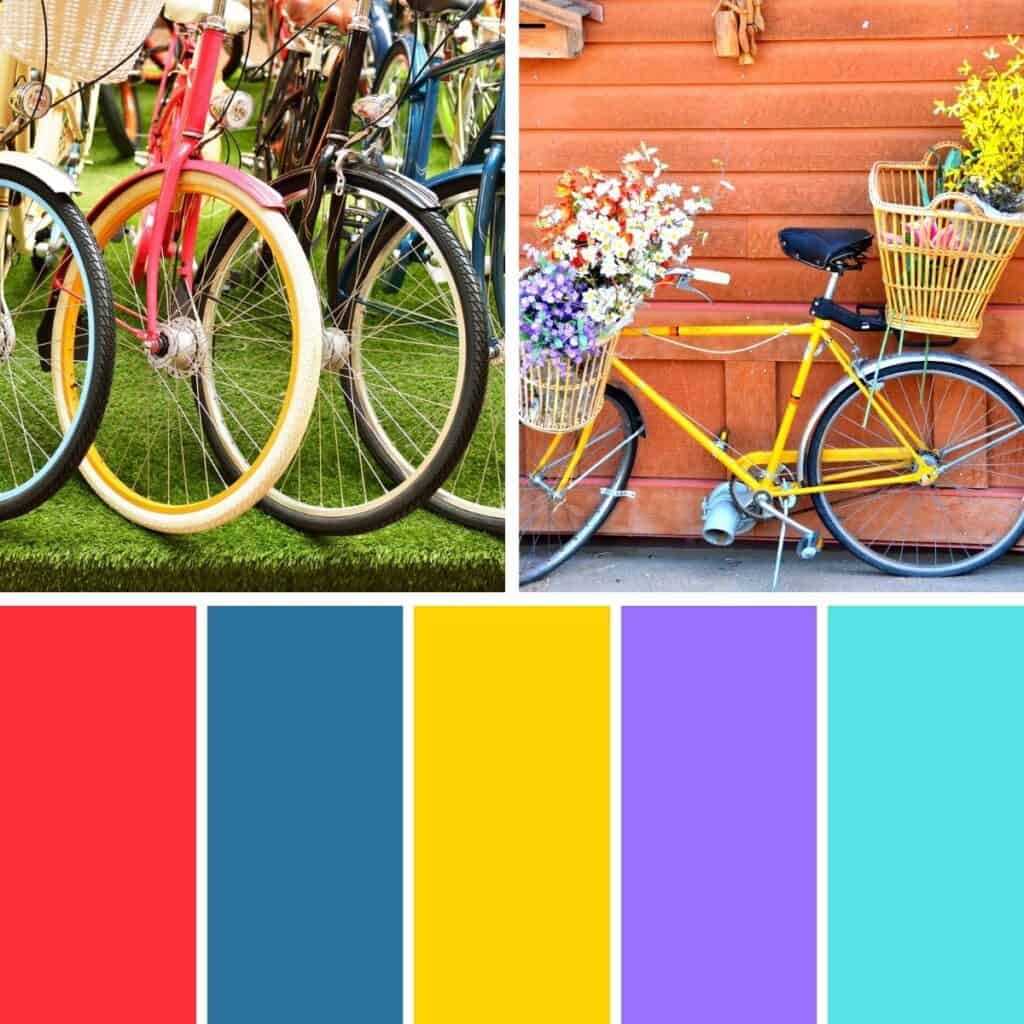 Beautiful Bicycles - Summer Color Palette