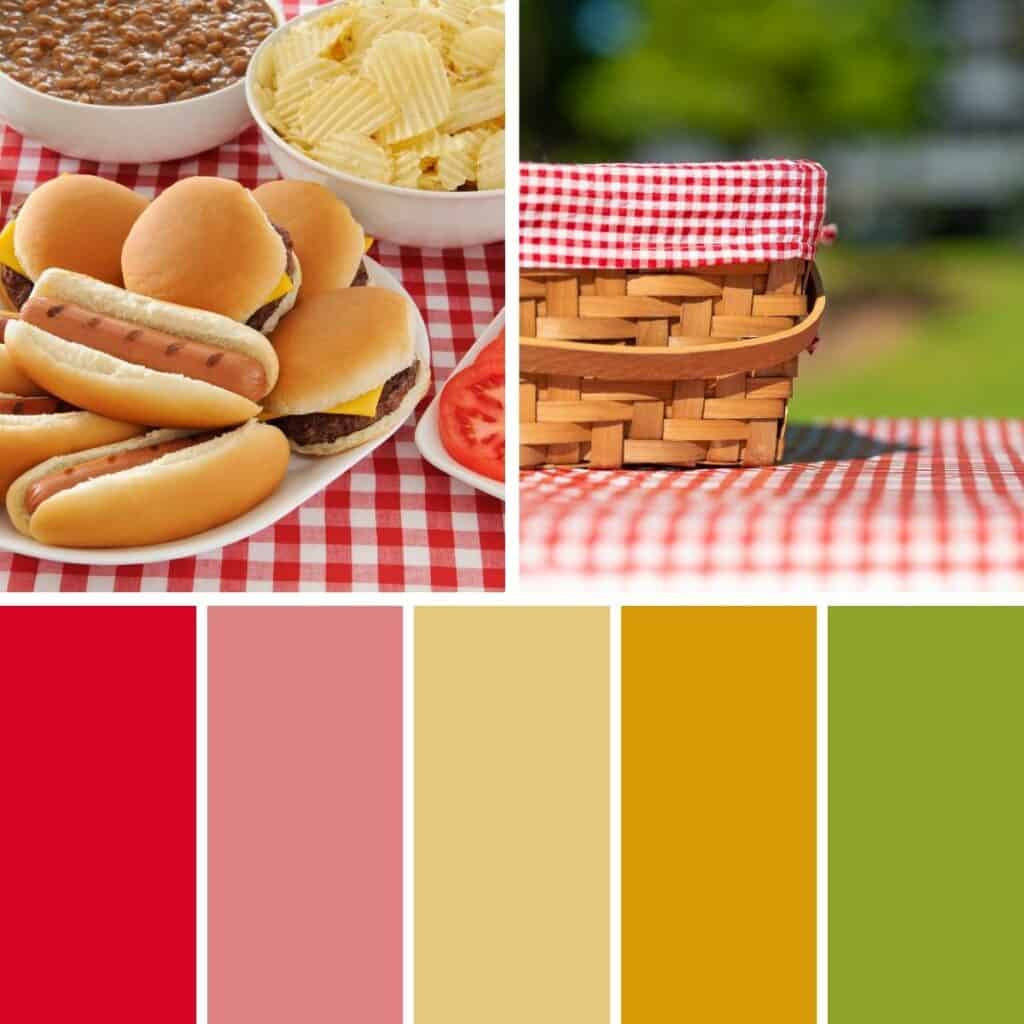 Picnic Food - Summer Color Palette