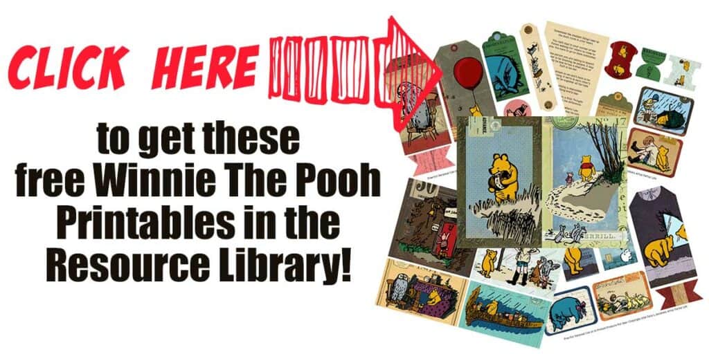 Free Printable Winnie The Pooh Junk Journal Kit