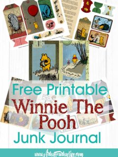 Free Printable Winnie The Pooh Junk Journal Kit