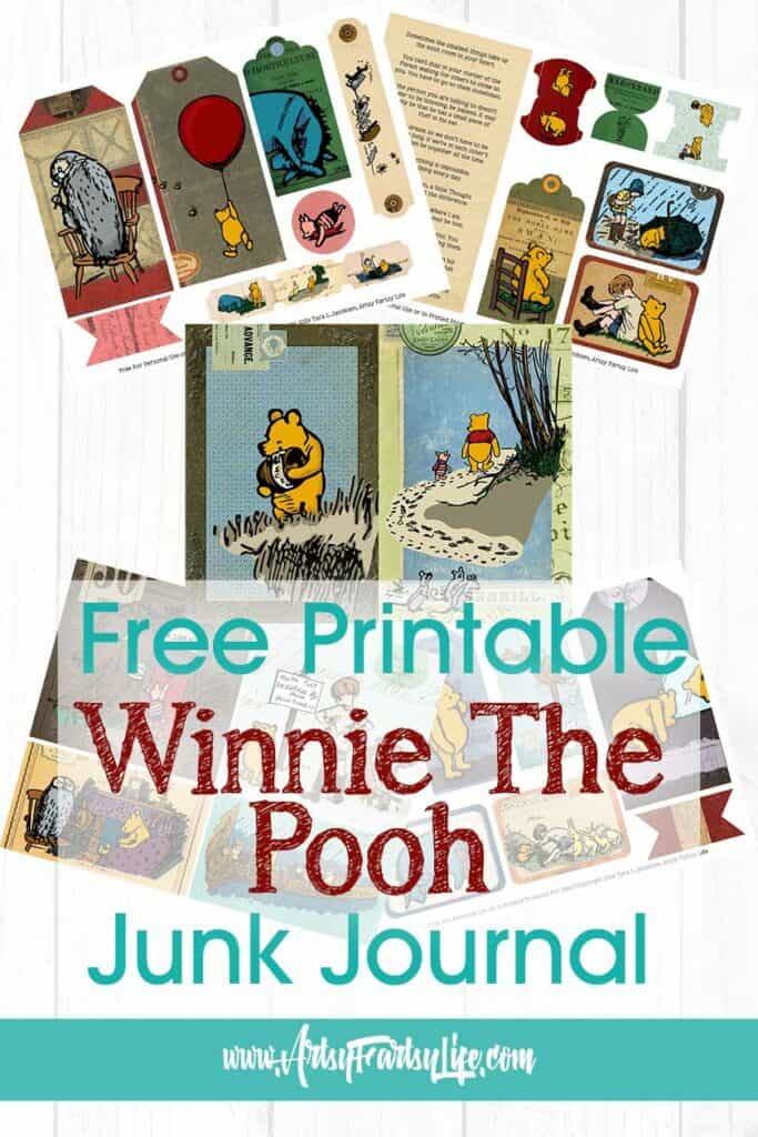 Free Printable Winnie The Pooh Junk Journal Kit