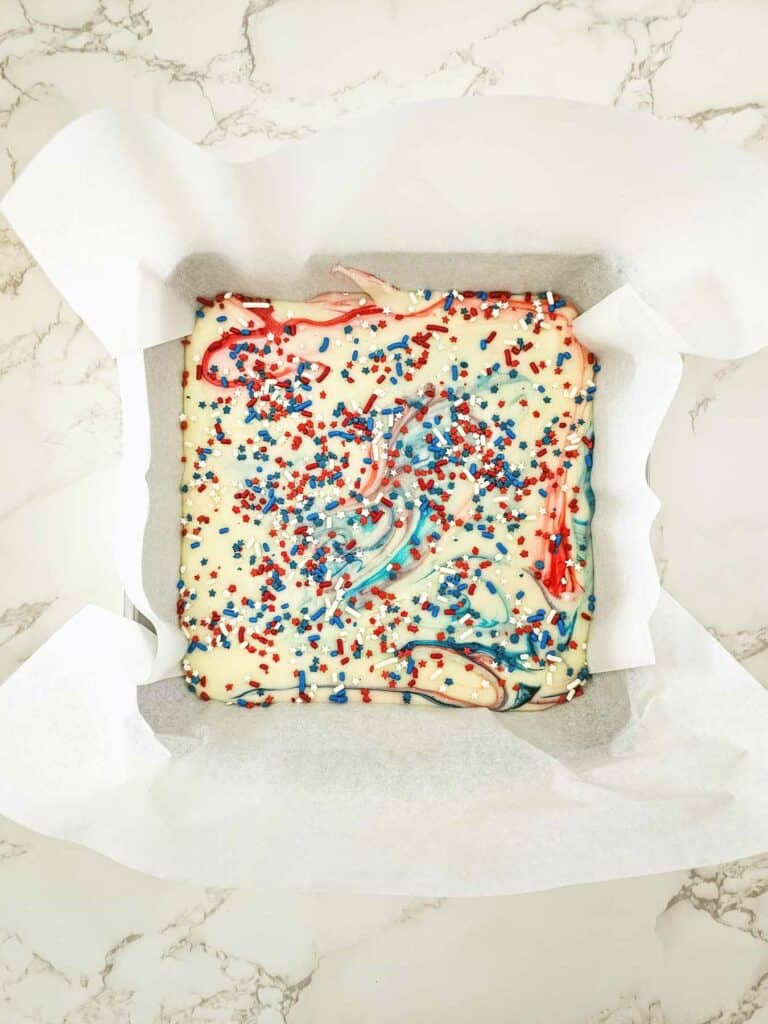 Red, White, & Blue Fudge: A Festive No-Bake Treat
