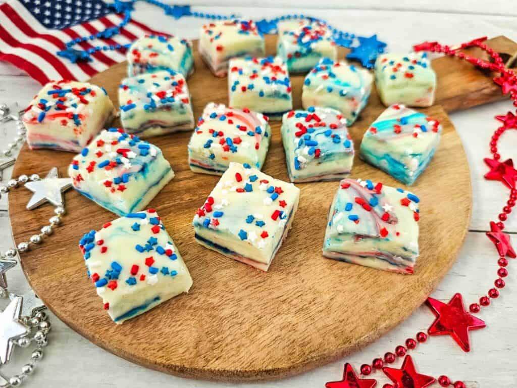 4th July Food Idea: Two-Ingredient Fudge
