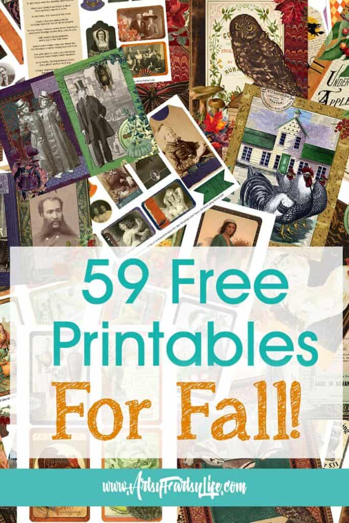 59 Free Printable Junk Journal Pages For Fall
