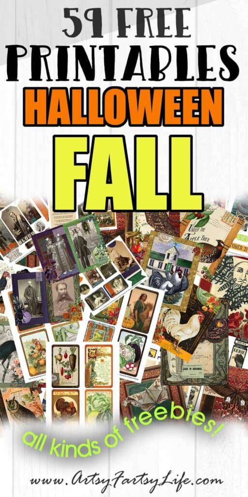 59 Free Printable Junk Journal Pages For Fall
