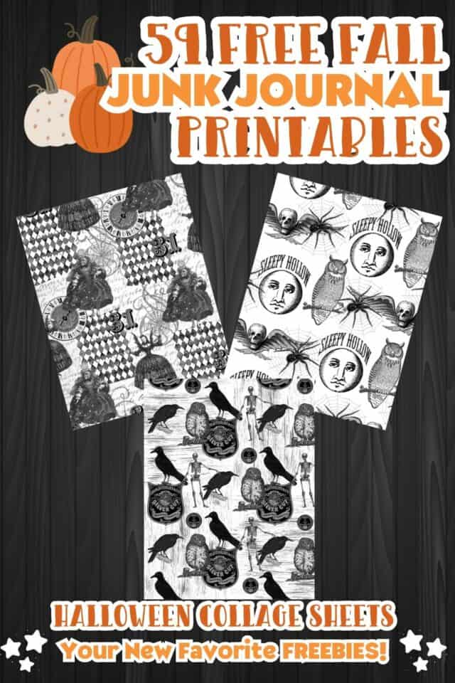 Fall Fun Journal Pages 59 Free Printable Junk Journal Pages For Fall · Artsy Fartsy Life