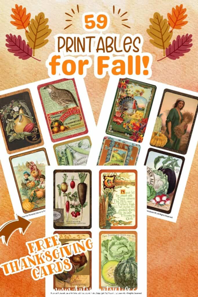 Thanksgiving Cards – Free Printable Card Making Supplies