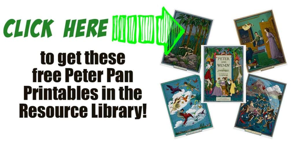 Vintage Peter Pan Free Printable Junk Journal Pages
