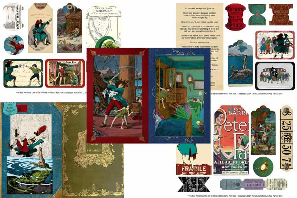 All The Free Printable Peter Pan Ephemera Sheets