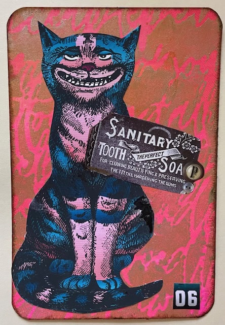 Cheshire Cat ATC Card - Sandy F