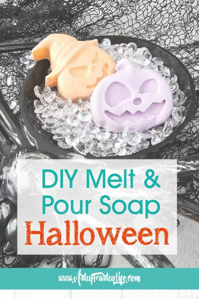 DIY Halloween Soap - Jack O' Lantern Vanilla Apple Soap Bars
