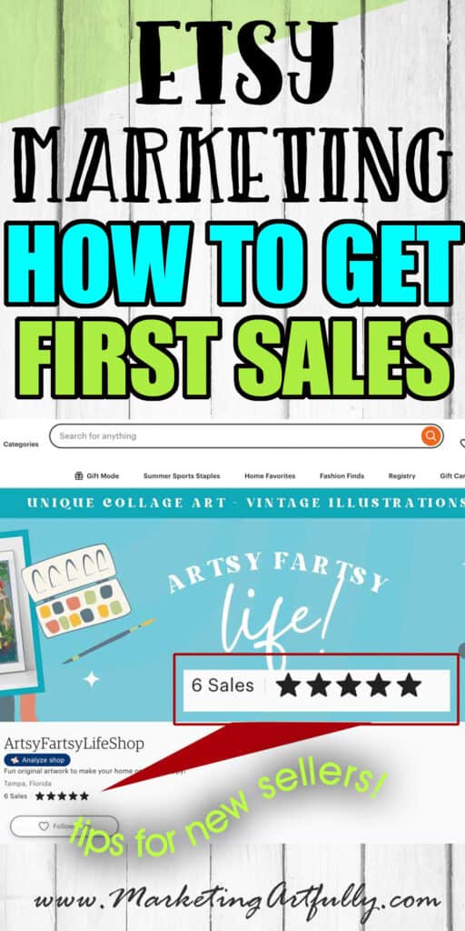 How I Got My First 6 Sales On My Etsy Shop