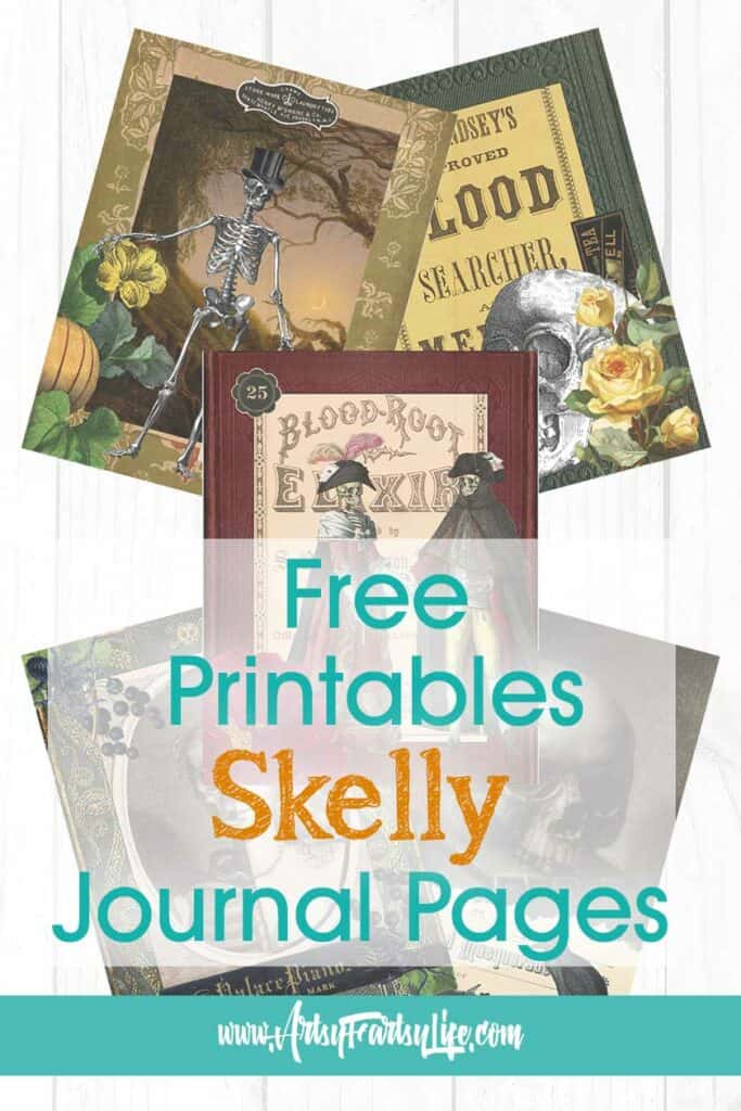 Free Printable Halloween Skelly Journal Pages
