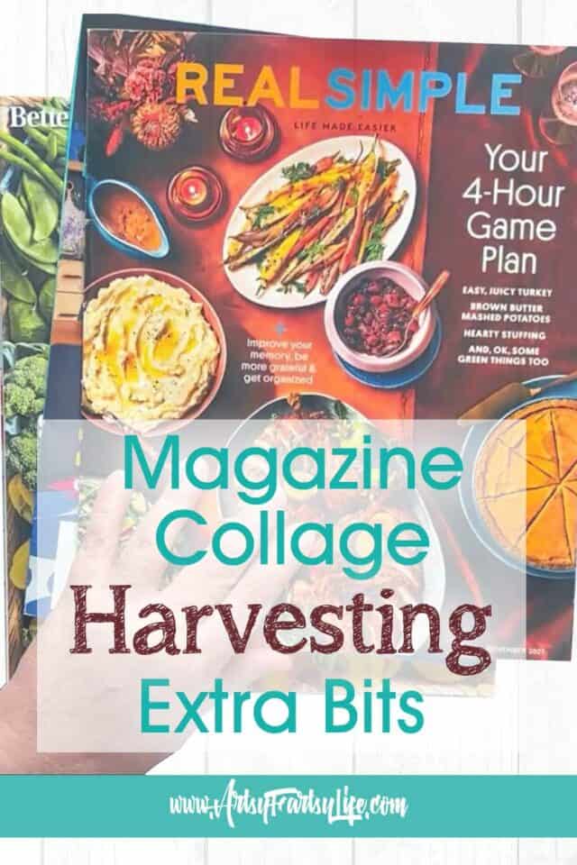 Harvesting Extra Bits For Your Magazine Collage Art