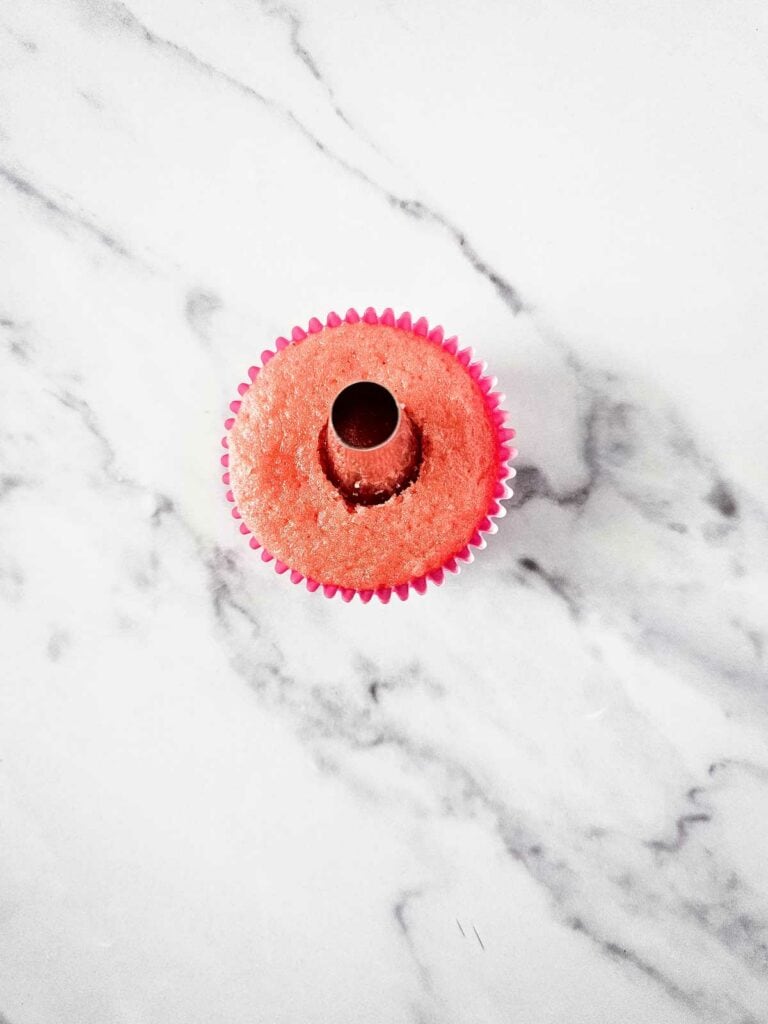 Add A Fun Surprise To Your Strawberry Cupcakes
